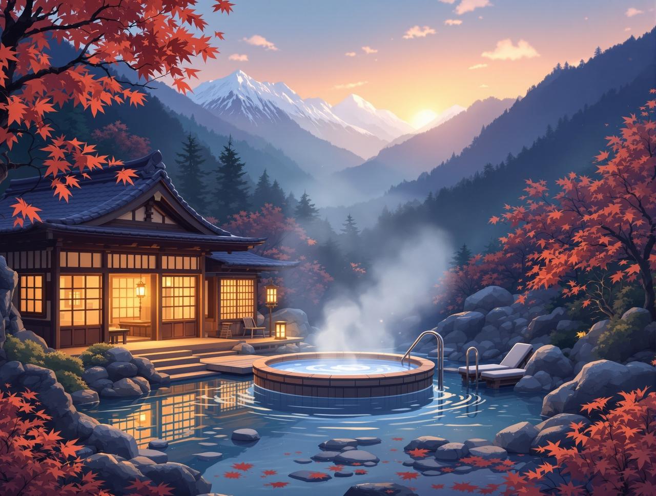 红果网剧 - 温泉旅店 红果网剧 - 温泉旅店 - 山间疗愈物语